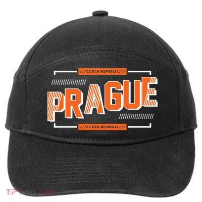 Prague Czech 7-Panel Snapback Hat