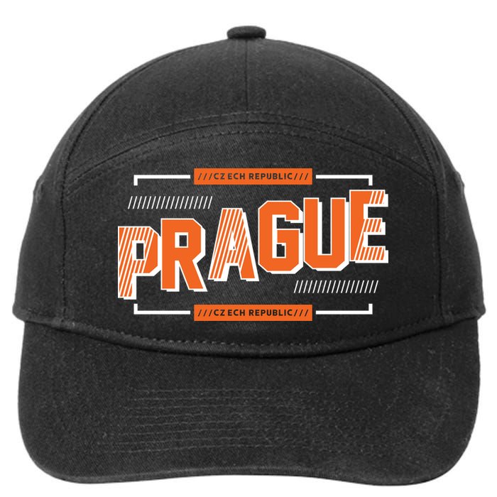 Prague Czech 7-Panel Snapback Hat
