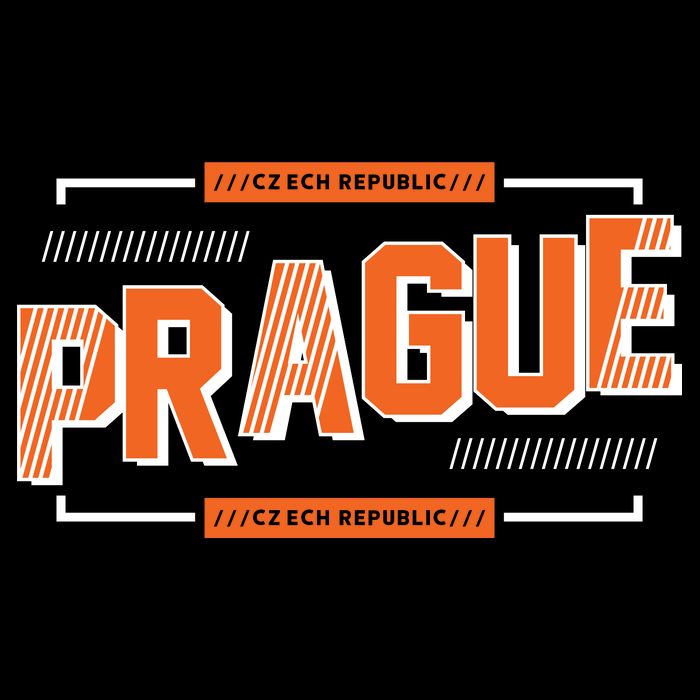 Prague Czech 7-Panel Snapback Hat