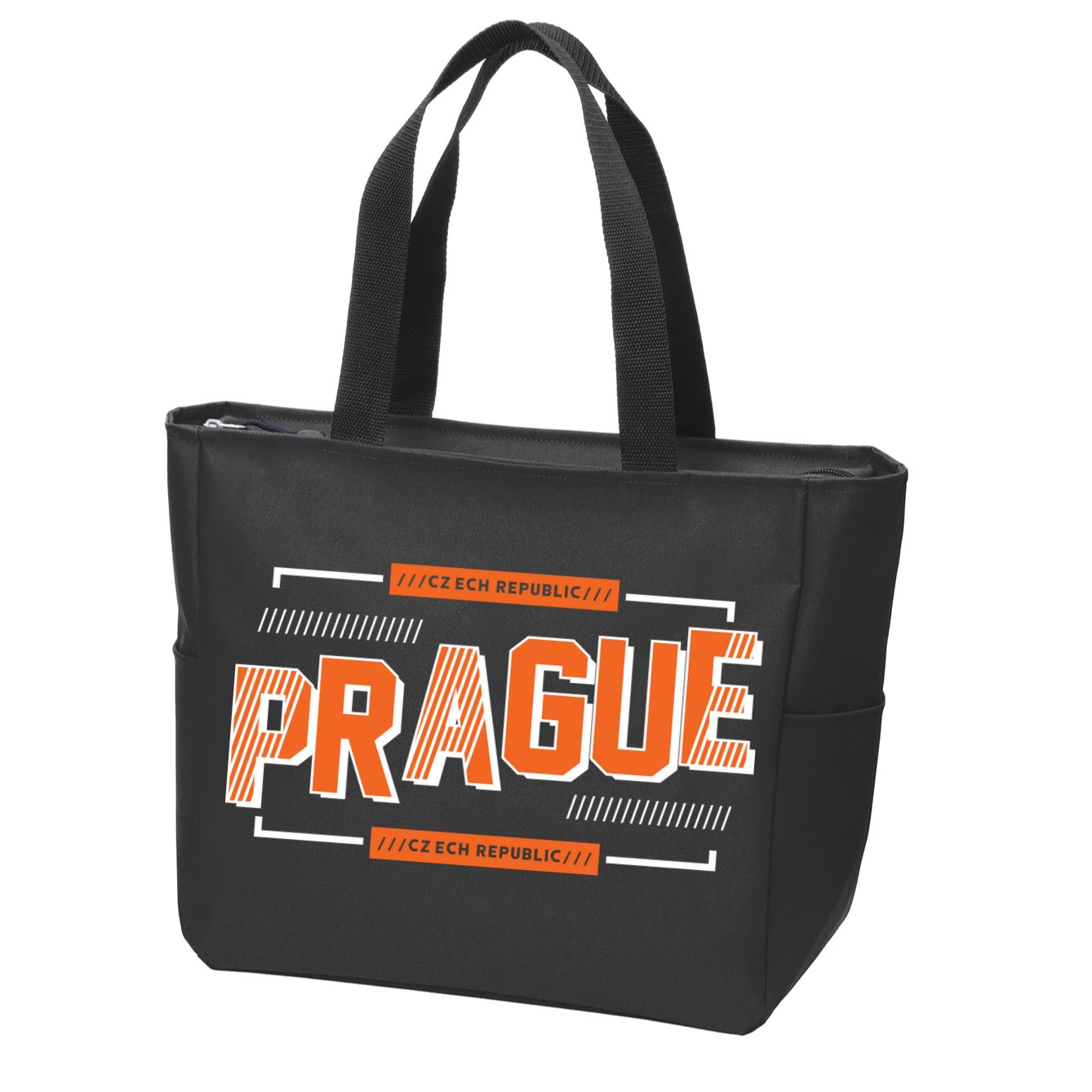 Prague Czech Zip Tote Bag