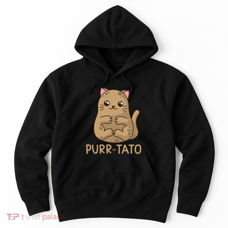 Purrtato Cat Potato Cat Lover Idaho Potatoes Hoodie