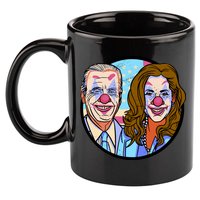 Political Clowns 11oz C Handle Ceramic Mug