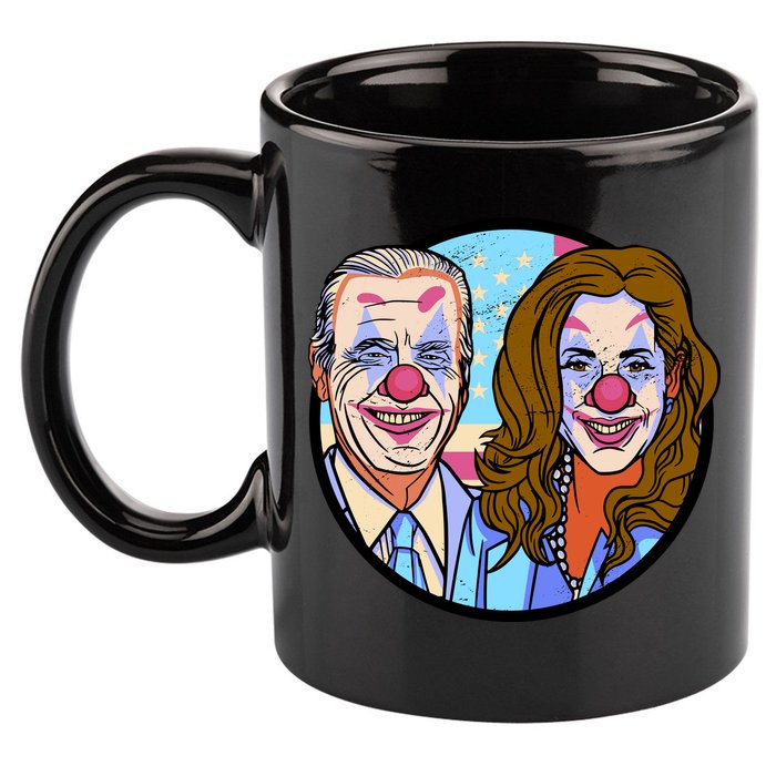 Political Clowns 11oz C Handle Ceramic Mug