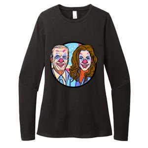 Political Clowns Womens CVC Long Sleeve Shirt