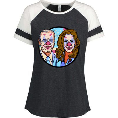 Political Clowns Enza Ladies Jersey Colorblock Tee