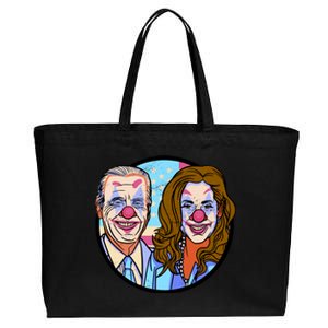 Political Clowns Cotton Canvas Jumbo Tote