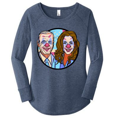 Political Clowns Women's Perfect Tri Tunic Long Sleeve Shirt