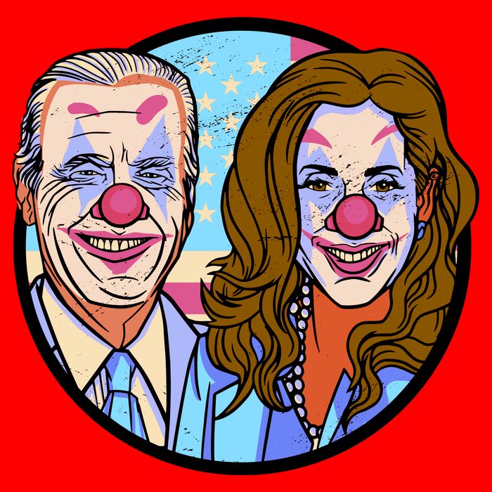 Political Clowns V-Neck T-Shirt