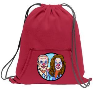 Political Clowns Sweatshirt Cinch Pack Bag