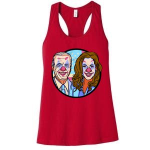 Political Clowns Women's Racerback Tank