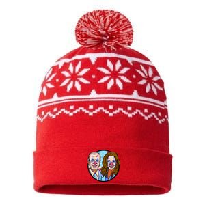 Political Clowns USA-Made Snowflake Beanie