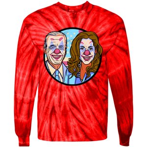 Political Clowns Tie-Dye Long Sleeve Shirt