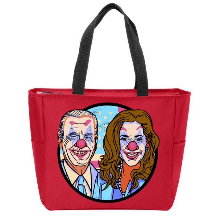 Political Clowns Zip Tote Bag