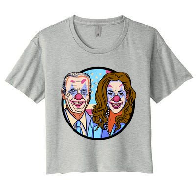 Political Clowns Women's Crop Top Tee