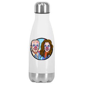 Political Clowns Stainless Steel Insulated Water Bottle