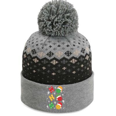 Pickleball Christmas Pickleball Lover Gift The Baniff Cuffed Pom Beanie