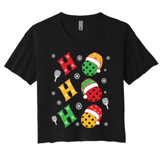 Pickleball Christmas Pickleball Lover Gift Crop Top