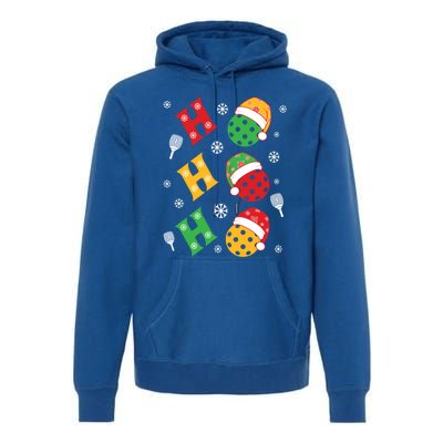 Pickleball Christmas Pickleball Lover Gift Premium Hoodie