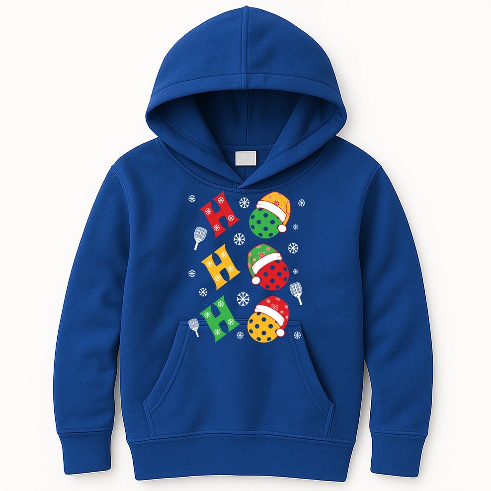 Pickleball Christmas Pickleball Lover Gift Kids Hoodie