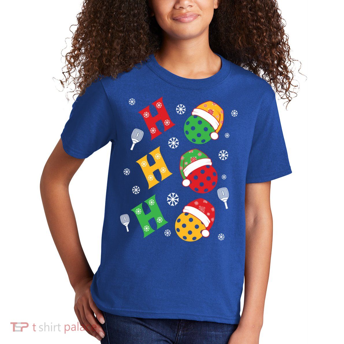 Pickleball Christmas Pickleball Lover Gift Kids T-Shirt