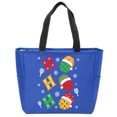 Pickleball Christmas Pickleball Lover Gift Zip Tote Bag