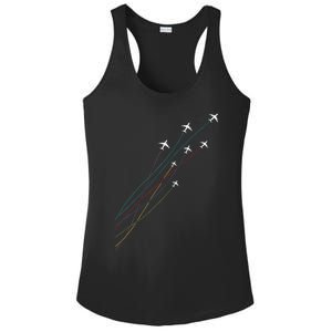 Pilot Commercial Passenger Airplanes Aeroplanes Airline Gift Ladies PosiCharge Competitor Racerback Tank