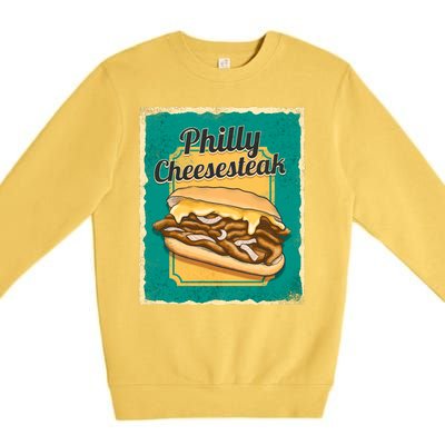 Philly Cheesesteak Premium Crewneck Sweatshirt