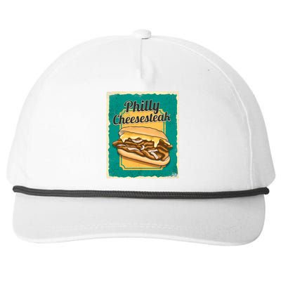 Philly Cheesesteak Snapback Five-Panel Rope Hat