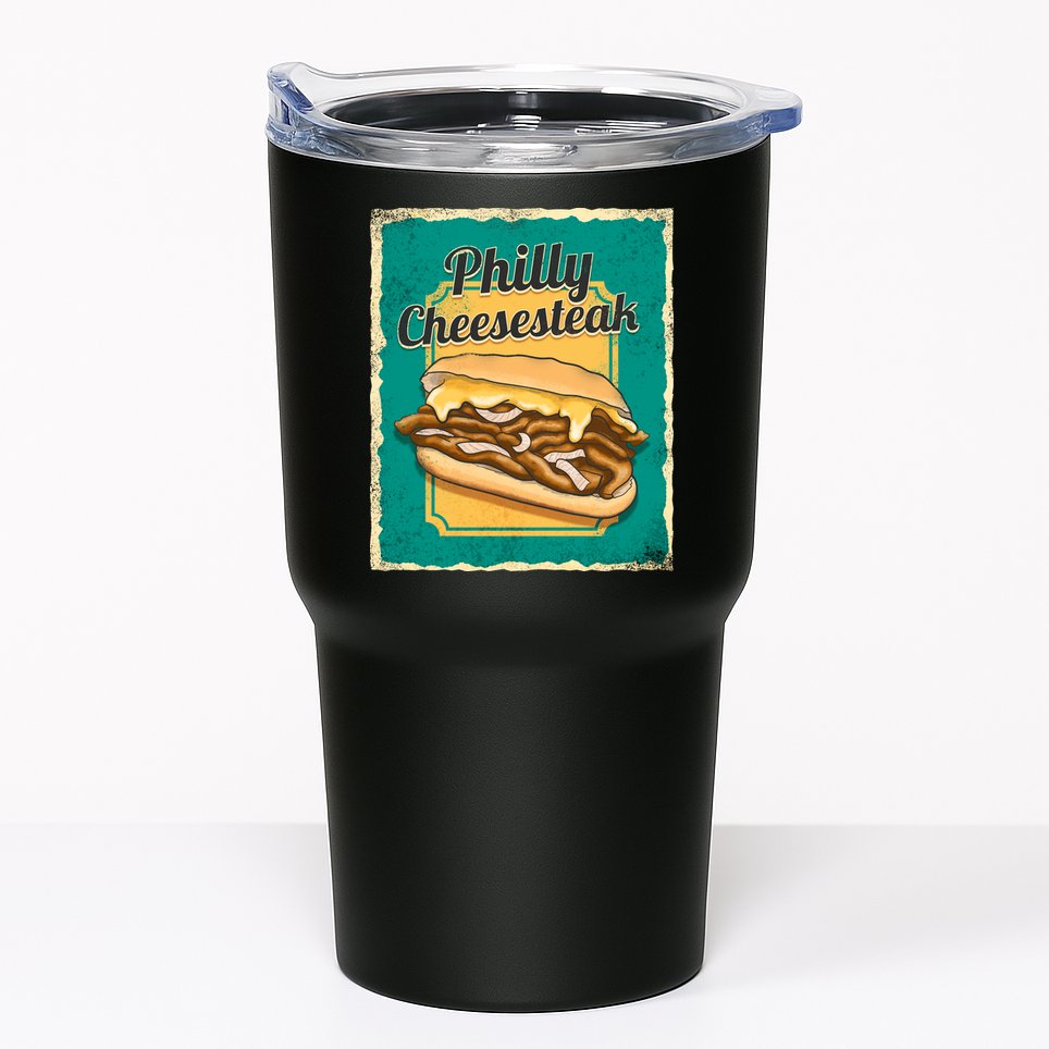 Philly Cheesesteak Tumbler
