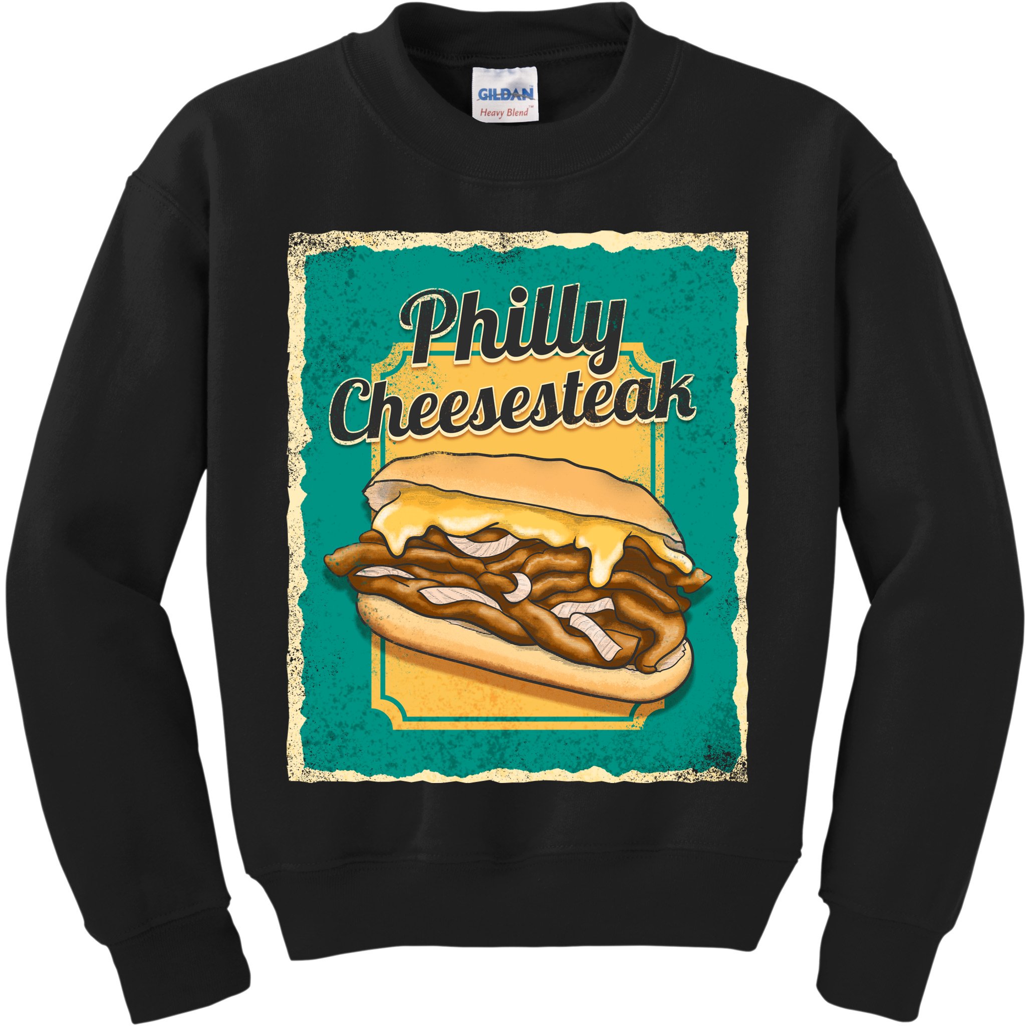 Philly Cheesesteak Kids Sweatshirt