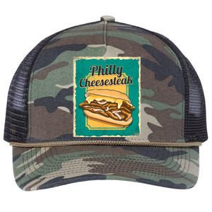 Philly Cheesesteak Retro Rope Trucker Hat Cap