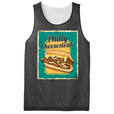 Philly Cheesesteak Mesh Reversible Basketball Jersey Tank