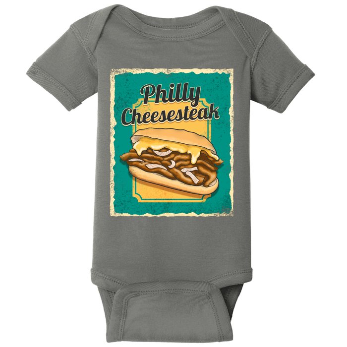 Philly Cheesesteak Baby Bodysuit