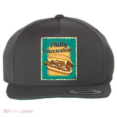 Philly Cheesesteak Wool Snapback Cap