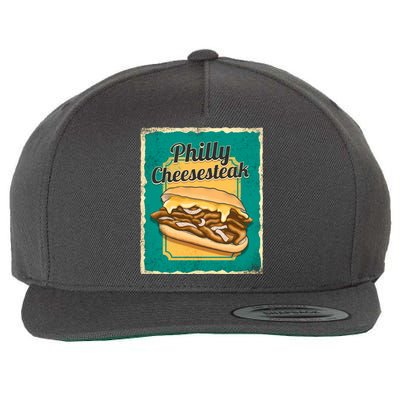 Philly Cheesesteak Wool Snapback Cap