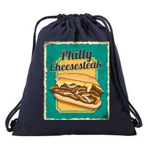 Philly Cheesesteak Drawstring Bag