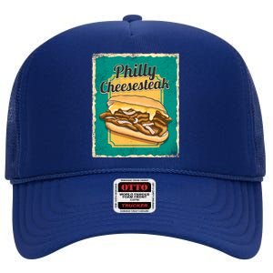 Philly Cheesesteak High Crown Mesh Back Trucker Hat