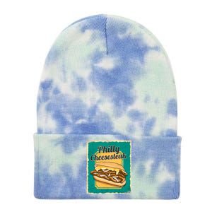 Philly Cheesesteak Tie Dye 12in Knit Beanie