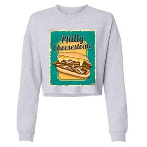 Philly Cheesesteak Cropped Pullover Crew