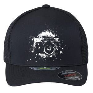 Photographer Camera Photography Retro Journalist Tee Flexfit Unipanel Trucker Cap