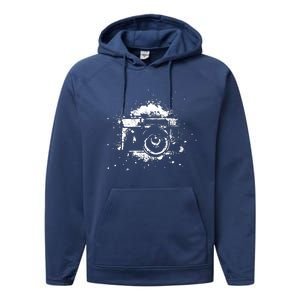 Photographer Camera Photography Retro Journalist Tee Performance Fleece Hoodie