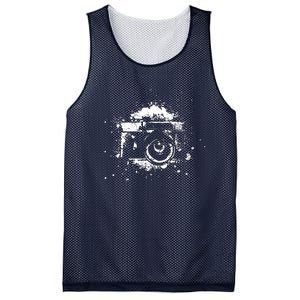 Photographer Camera Photography Retro Journalist Tee Mesh Reversible Basketball Jersey Tank