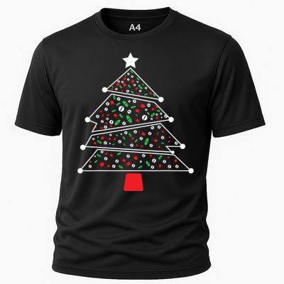 Pharmacist Christmas Pills And Meds Tree Cooling Performance Crew T-Shirt