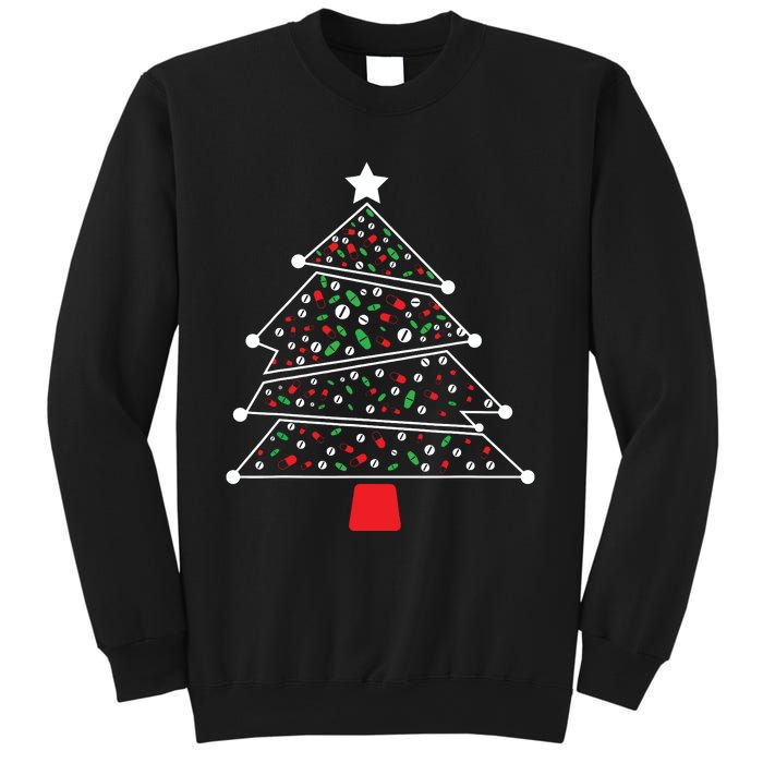 Pharmacist Christmas Pills And Meds Tree Sweatshirt