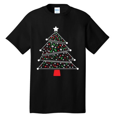 Pharmacist Christmas Pills And Meds Tree Tall T-Shirt