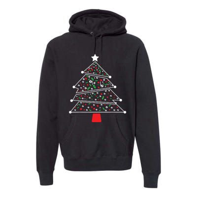 Pharmacist Christmas Pills And Meds Tree Premium Hoodie