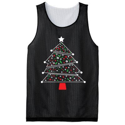 Pharmacist Christmas Pills And Meds Tree Mesh Reversible Basketball Jersey Tank