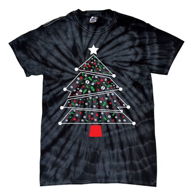 Pharmacist Christmas Pills And Meds Tree Tie-Dye T-Shirt