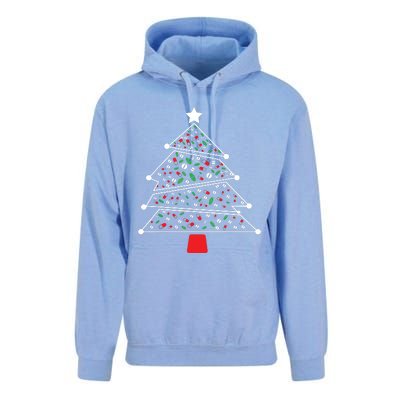 Pharmacist Christmas Pills And Meds Tree Unisex Surf Hoodie