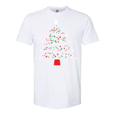 Pharmacist Christmas Pills And Meds Tree Softstyle CVC T-Shirt